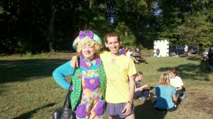 Me and Giggles the Clown!