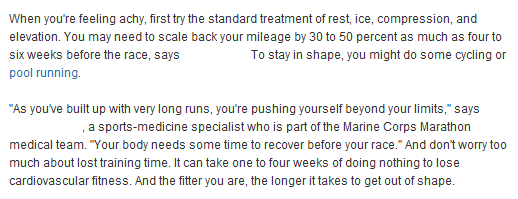 Injuries_Bad Marathon Advice