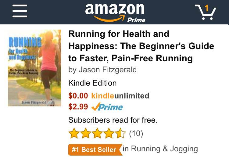 Running for Health and Happiness #1 Best Seller