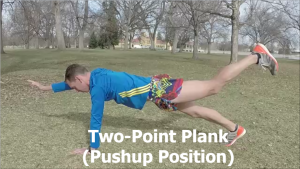 2-point Pushup Plank