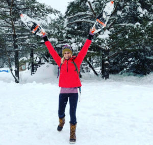 Sarah Canney Snowshoe Running